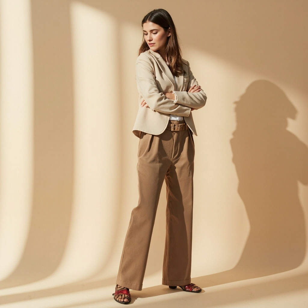 Essential Wide-Leg Pants in Neutral Fabrics-5 Minimalist Capsule Wardrobe Staples for Every Season