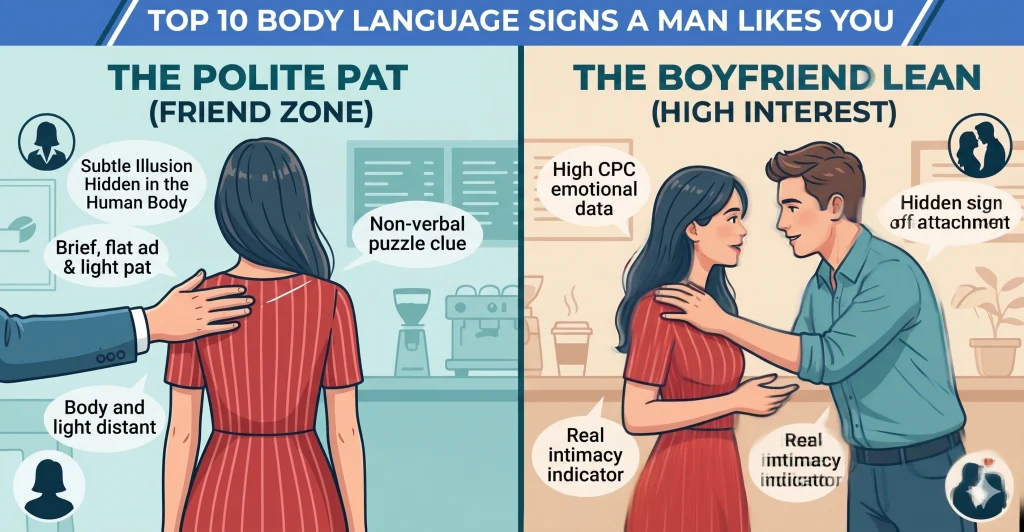 Top 10 Body Language Signs a Man Likes You — Exploring the World of Illusions Hidden in the Human Body