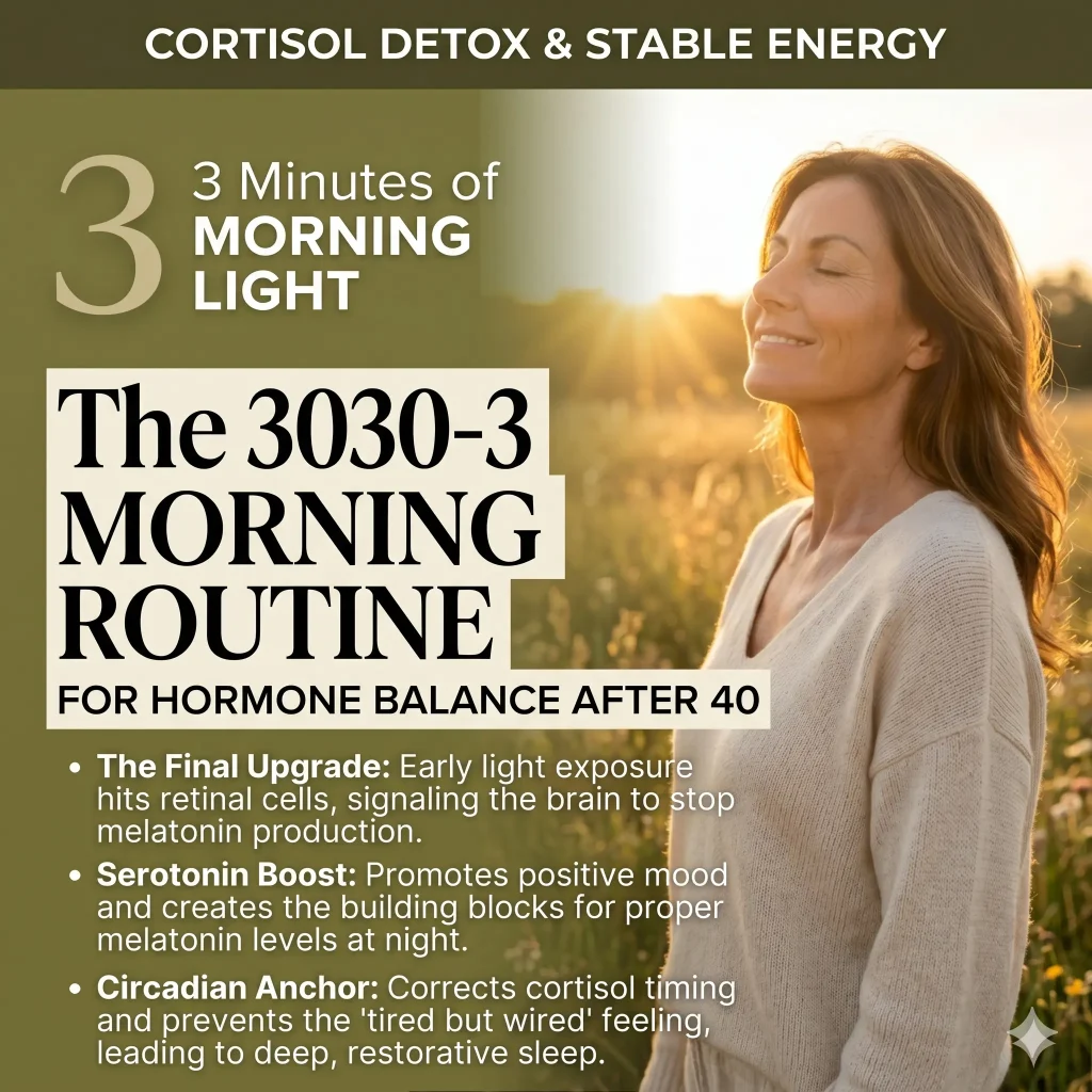 30-30-3: The Simple Morning Routine for Hormone Balance After 40